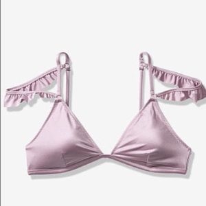 PINK by VS shine flutter strap triangle bikini NEW